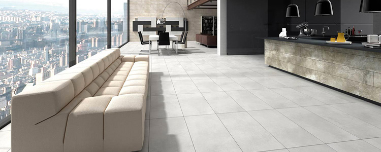Carrelage Tau Ceramica posé avec colle et joints époxy EpoStyl
