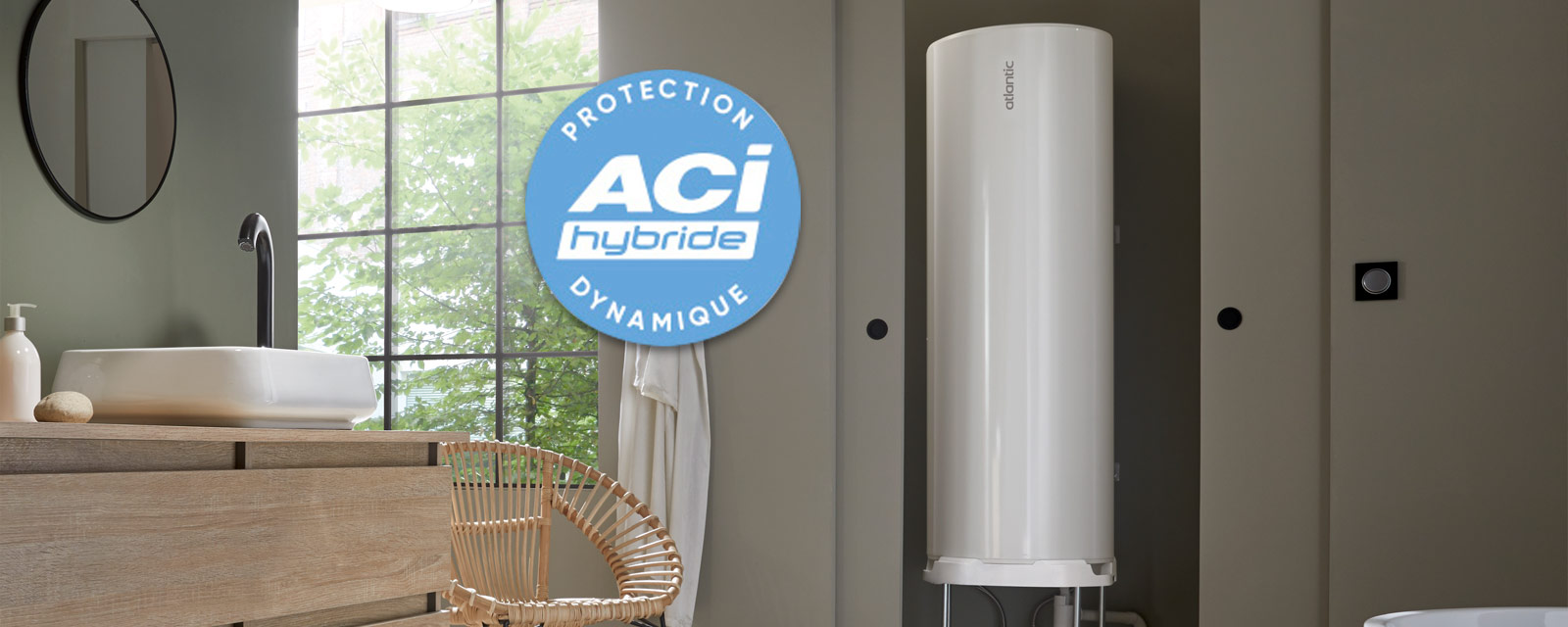 chauffe-eau installé dans une salle de bains