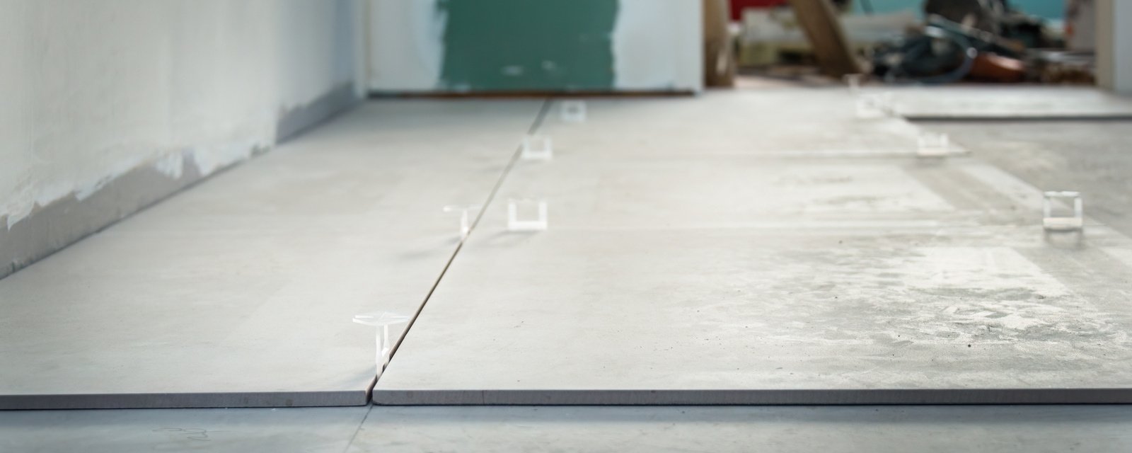 carrelage dans un garage
