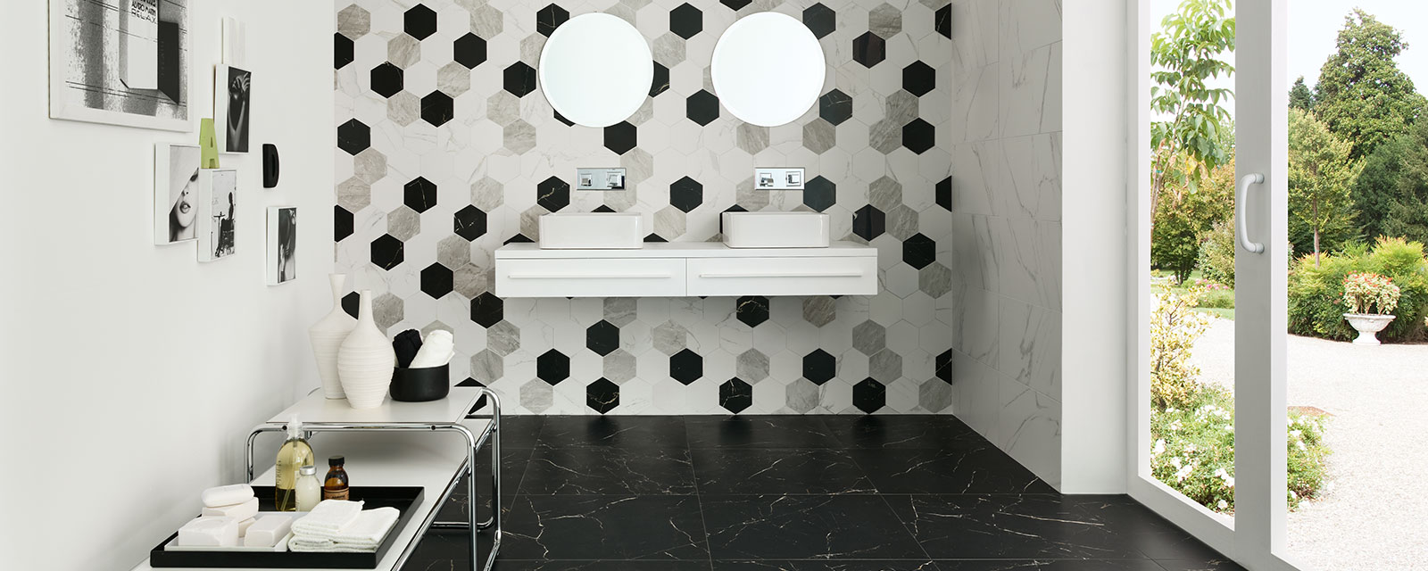 carrelage hexagonal
