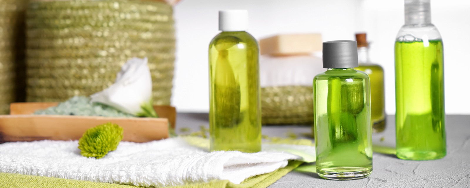 huiles essentielles dans la douche