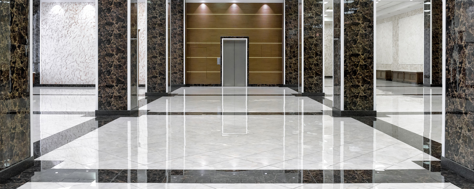 carrelage effet miroir