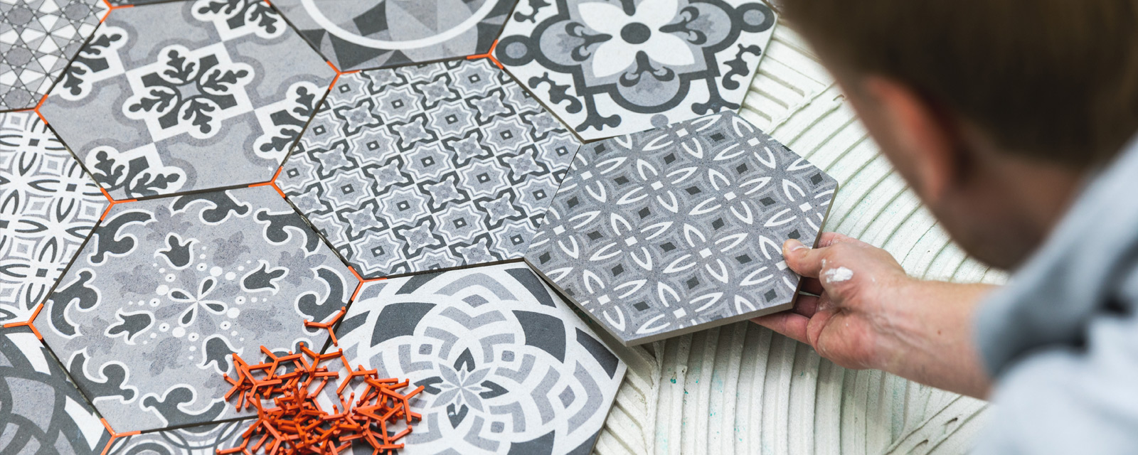 carrelage hexagonal