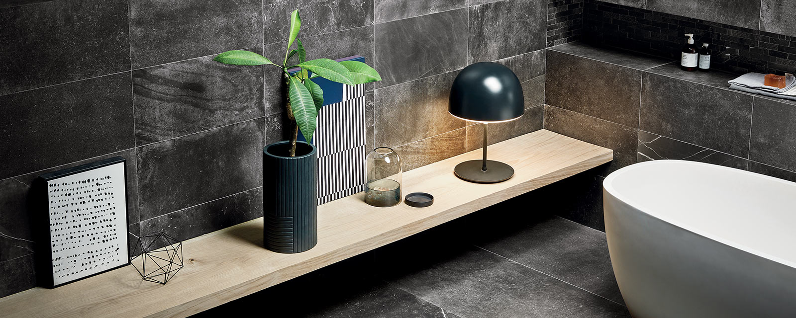 carrelage mineral salle de bain