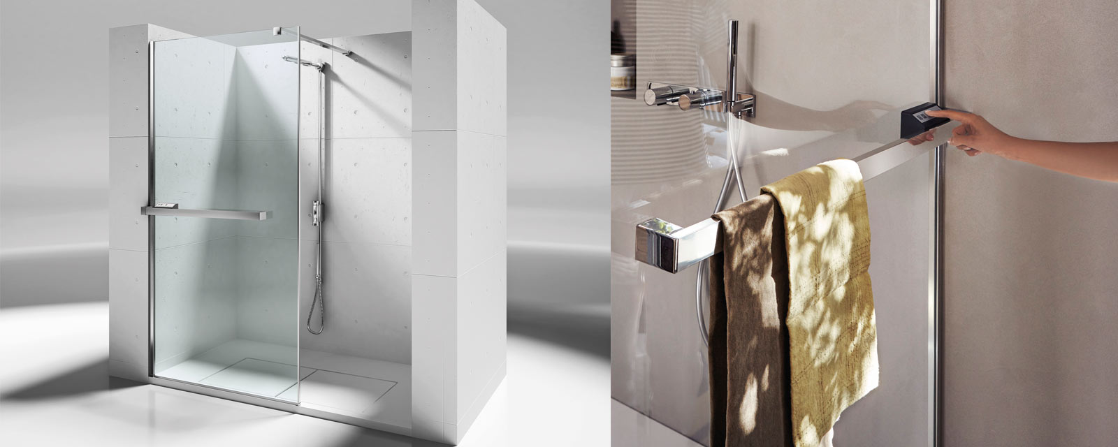 Paroi de douche chauffante SK de la marque Vismara