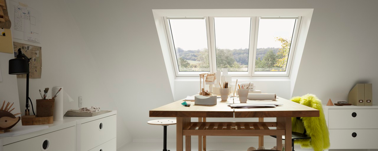 verrière Velux Studio installer dans un espace de travail