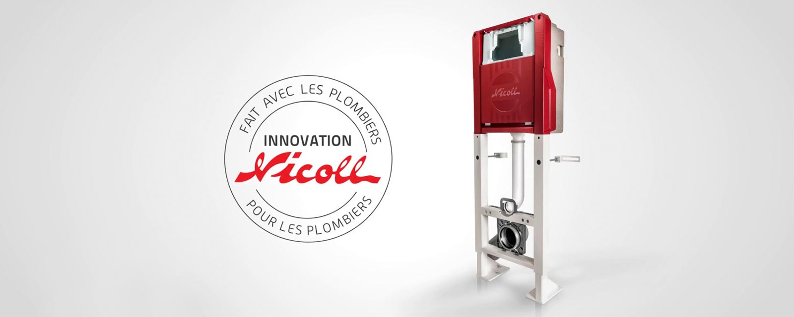Bâti-support Nicoll en acier et polymère