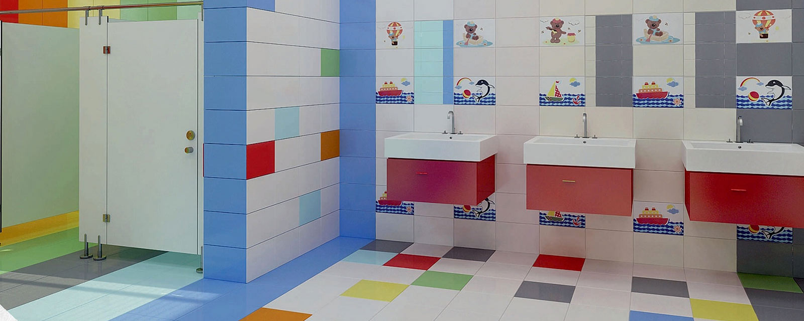 Carrelage couleur