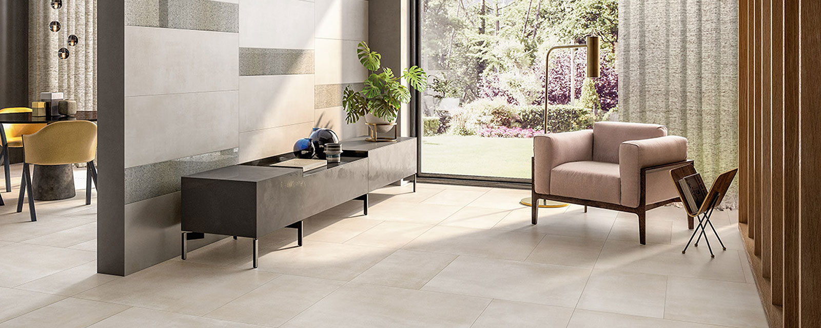 Carrelage grand format pour les petites pièces