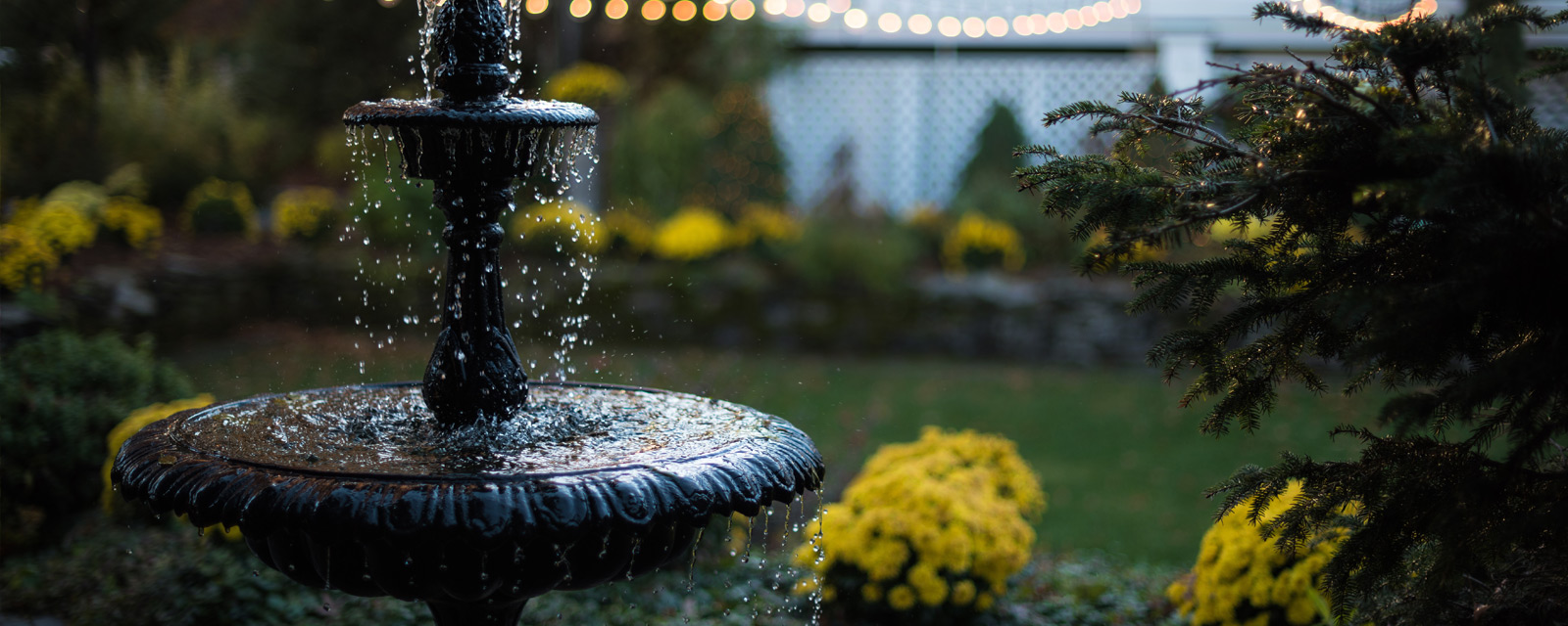 fontaine de jardin