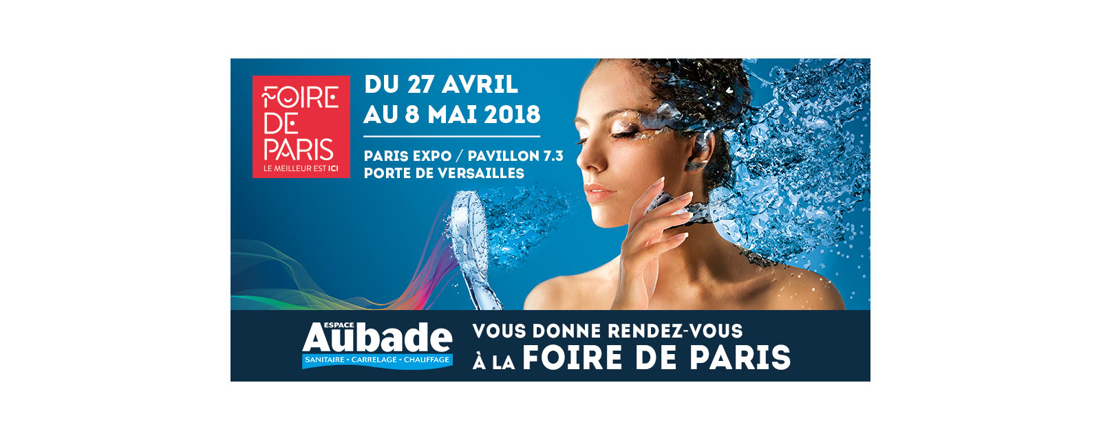 Espace Aubade présent à la Foire de Paris