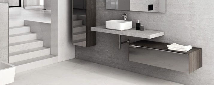 meuble salle de bain suspendu inspira roca