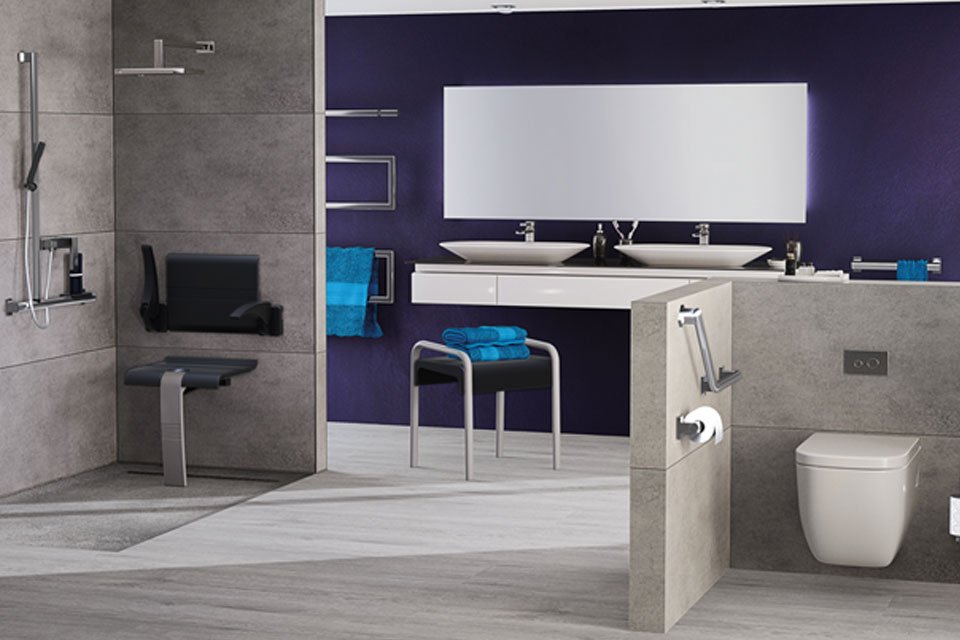 Salle de bains PMR