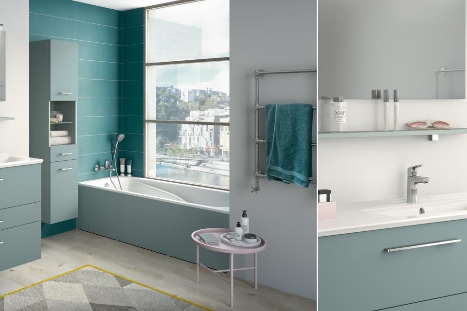 Collection de meubles de salle de bains Delphy