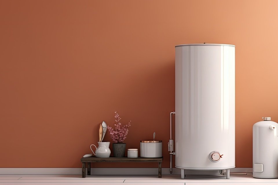 chauffe-eau dans un intérieur design