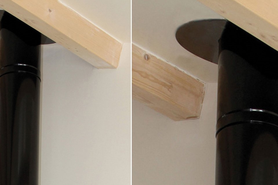 conduit de fumée triple paroi pour appareils à bois