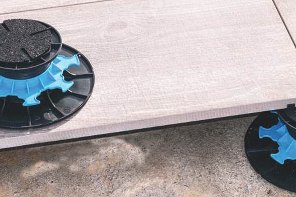 carrelage extérieur sur plots
