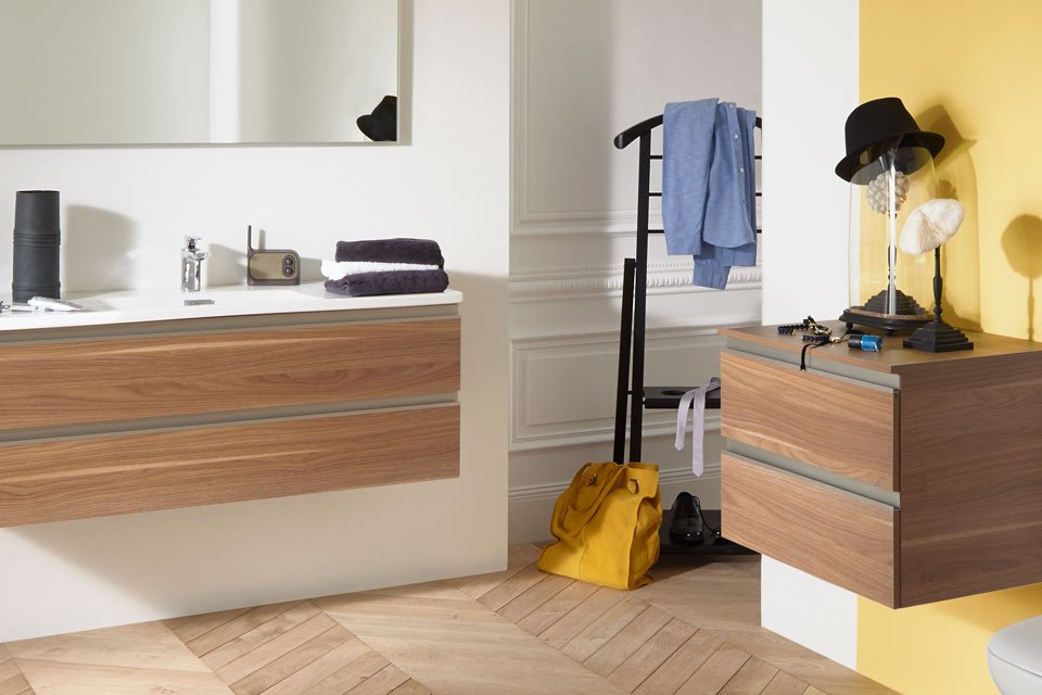 salle de bain bois