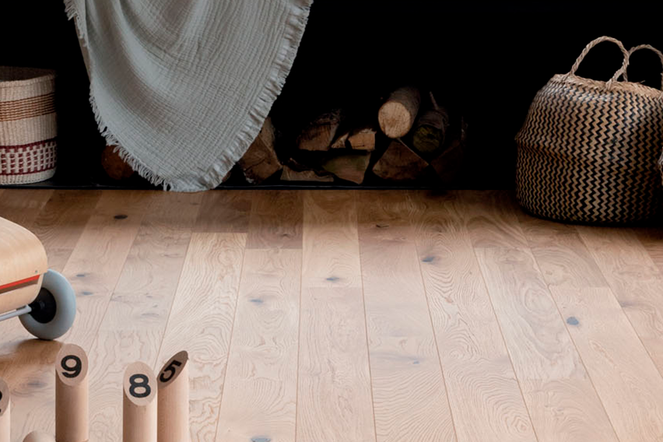 parquet dans une chambre d'enfant