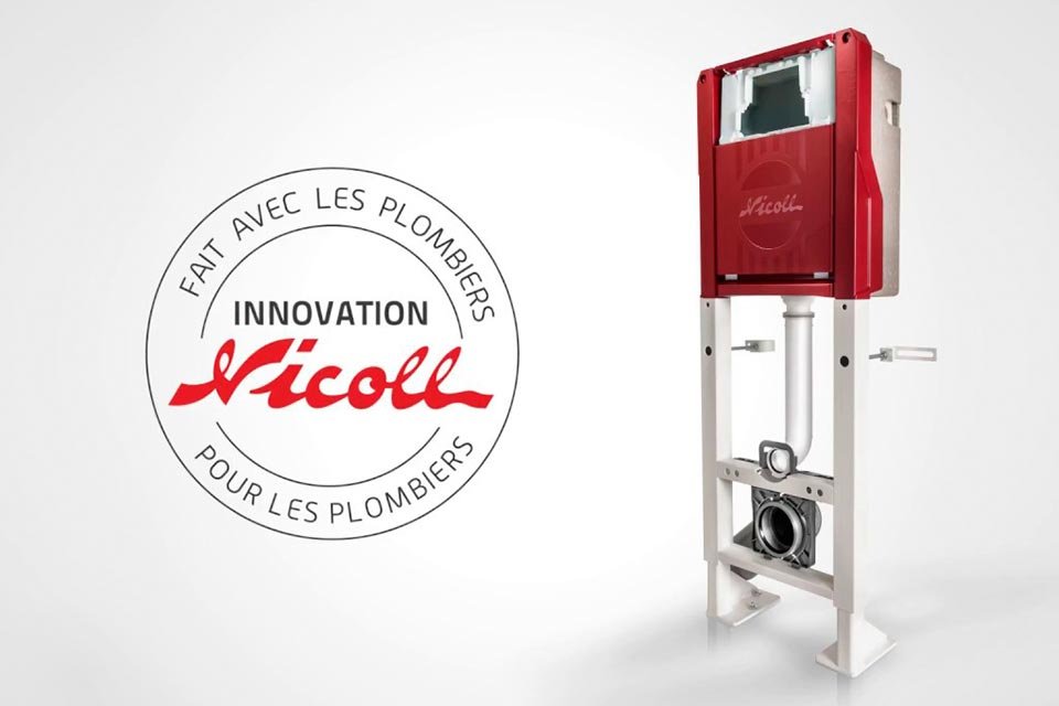 Bâti-support Nicoll en acier et polymère