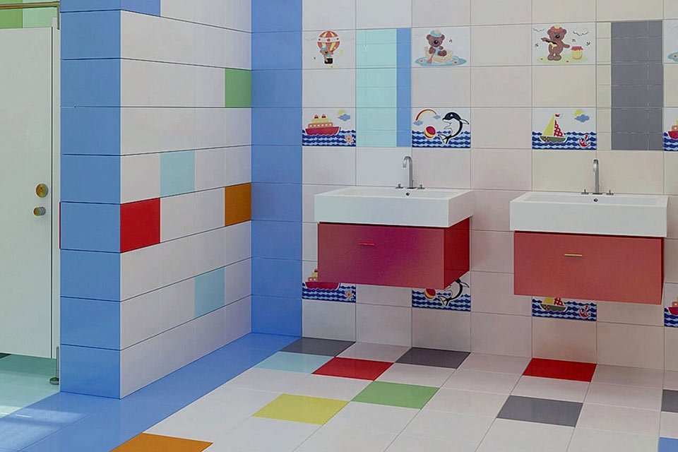 Carrelage couleur