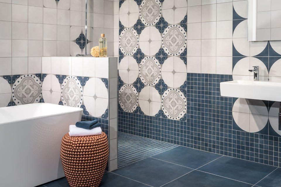 carrelage grès cérame salle de bain