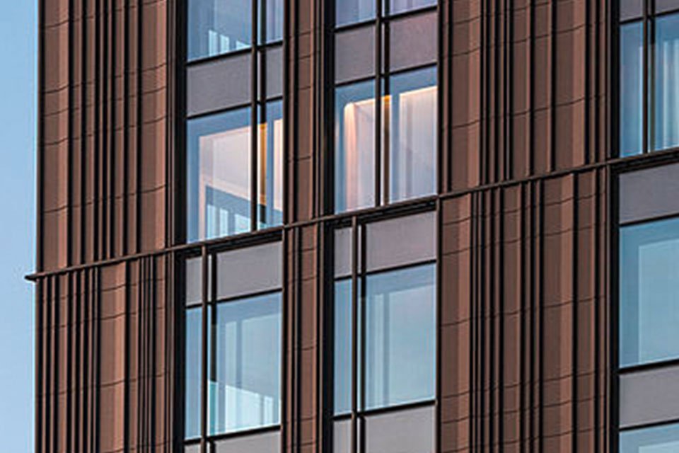 Façade extérieure d'un immeuble