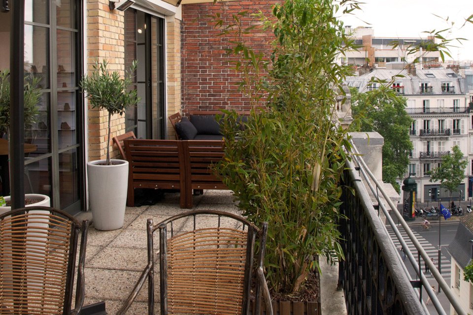 terrasse en hauteur
