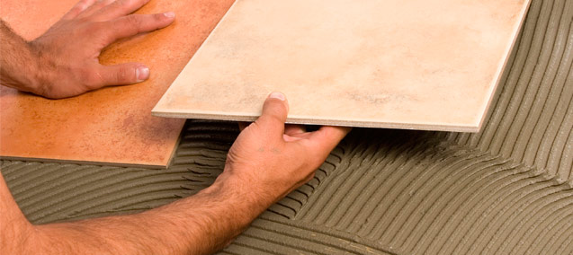La pose des carreaux