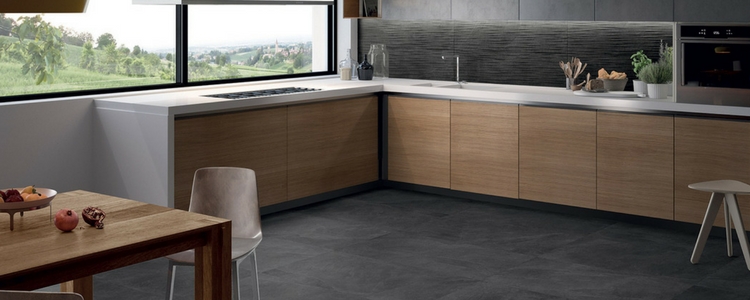 Cuisine équipée de carreaux Cornerstone Slate de Ergon