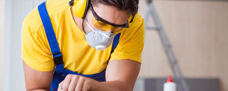 Utilisation d'un masque pour effectuer une tache de menuiserie