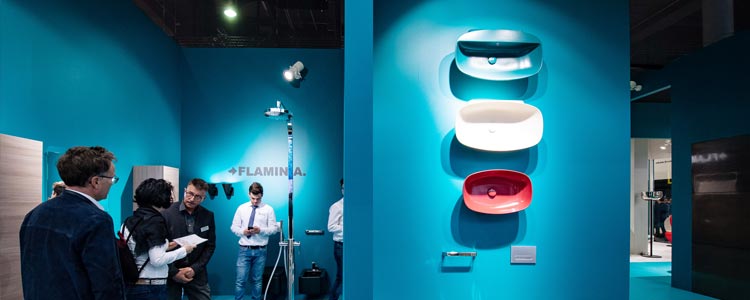 Professionnels de la salle de bains au salon ISH 2019
