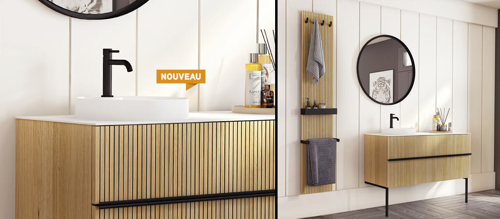 meuble salle de bains Woody